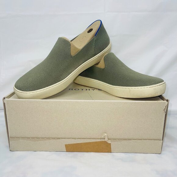 Rothy's The Original Slip-On Sneaker in Olive Size 11 - Picture 1 of 12
